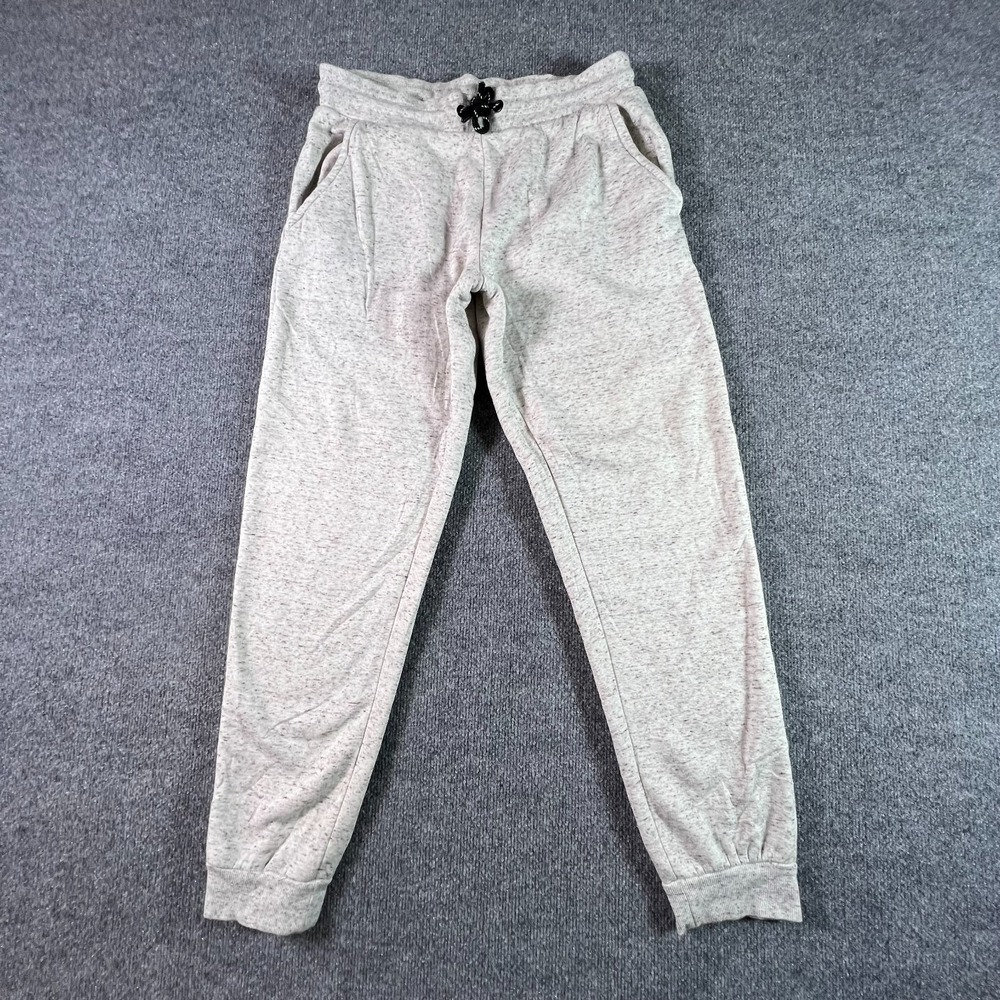 Hollywood Jogger Sweatpants Men's Medium Gray Drawstring Sherpa Lined Athleisure